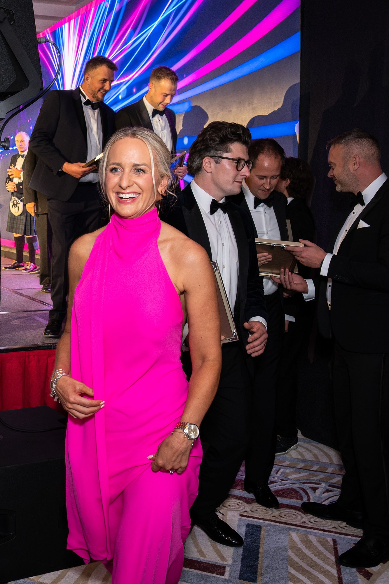 Liz Colley after the awards were presented