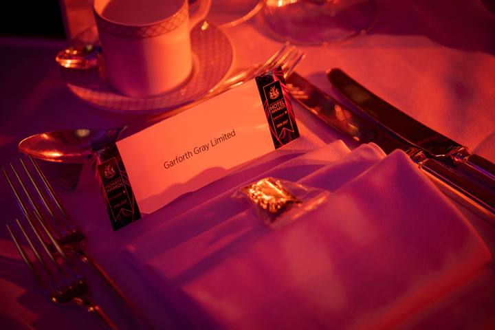The Garforth Gray place card