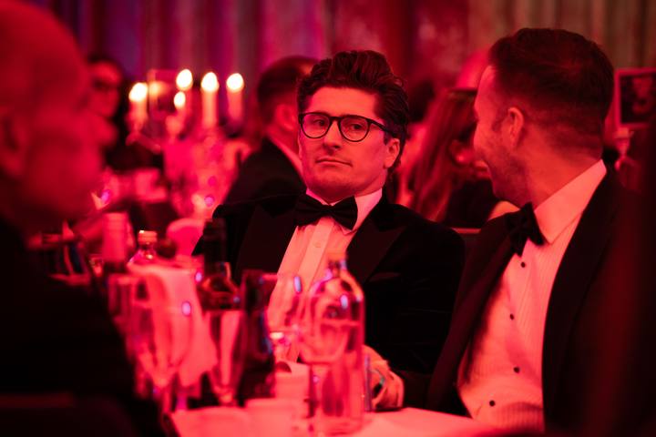 At the table during the ceremony