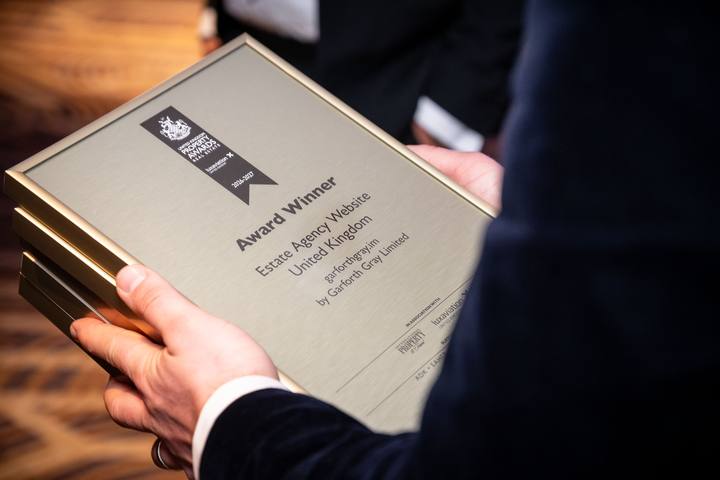 The Estate Agency Website award plaque